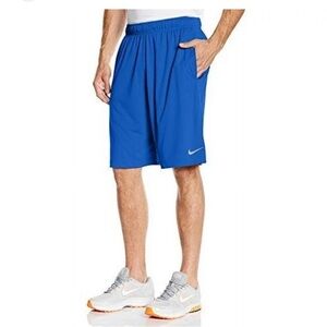 Nike Fly 2.0 Training Shorts Mens SMALL Cobalt Blue Dri Fit Athletic Running